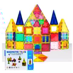OFERTABKN - Juego De Bloques De Construcción Magnéticos 3d 60 Piezas