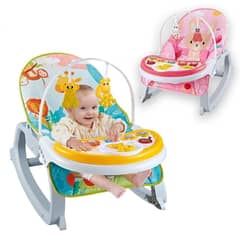 JAGIMA - Juguete Silla Mecedora Vibradora 3 En1 Sonidos Infantil - Verde