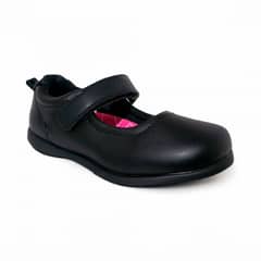 ARMONIA - Zapato Escolar Juvenil Para Niña Ajuste Velcro Negro 28-41 7504