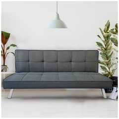 NOVAHUS - Futón Foster Gris Oscuro 167x76x80 cm