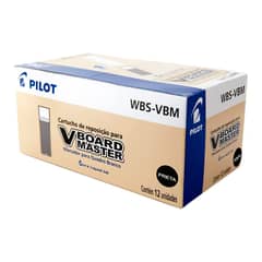 PILOT - Caja Recarga Cartucho Vboard Master 12 Uni - Negro