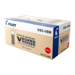 PILOT - Caja Recarga Cartucho Vboard Master 12 Uni - Rojo