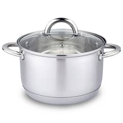 HAUSROLAND - Olla de Acero inoxidable 16 cm 19 Lts