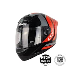 LS2 - Casco Integral FF352 EVO Down Negro Rojo - L