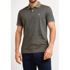 ORIGINAL PENGUIN - Polera Polo De Hombre Algodón Orgánico Estampado Militar