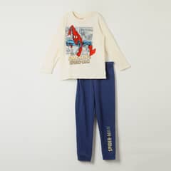 MARVEL - Pijama Niño Spiderman Viñeta Beige