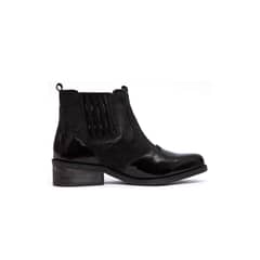 GIANI DAFIRENZE - Botin Mujer De Cuero Frida Negro C1