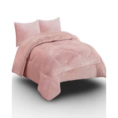 GENERICO - PLUMÓN CON CHIPORRO PARA INVIERNO PLAZA Y MEDIA ROSA