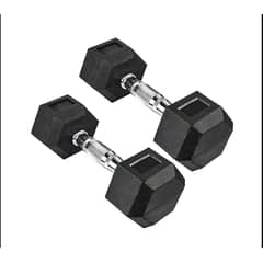 SCORE FIT - Par Mancuernas 5 kg Hexagonal Total 10 kg
