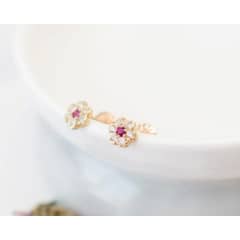MODAS LILLO - Aro Abridor Rosita Rubí Oro 18k Joyas
