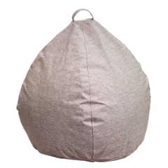 GENERICO - Pouf Pera Infantil Gris Beige Omega 60x50x50
