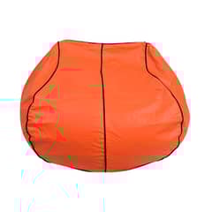 GENERICO - Pouf Pera Infantil Básquetbol Eco Cuero 50x50x50 cm Máxima Design
