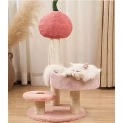 HOMER OUTDOOR - Rascador Para Gatos Cocolumpio Para Gatos De 4 Pisos Rosado