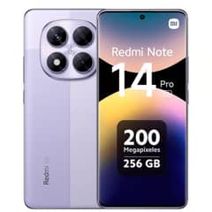 XIAOMI - Redmi Note 14 Pro 8GB RAM+ 256GB Memoria - Resistente agua IP68 -Morado Boreal