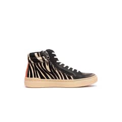 GIANI DAFIRENZE - Zapatilla Mujer De Cuero Miriam C2 Zebra