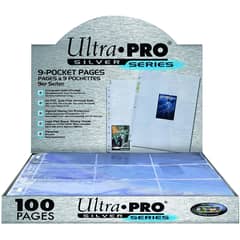 DEVIR - Páginas para álbum de cartas coleccionables Ultra Pro Silver x100