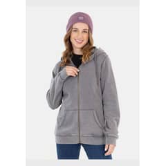 MAUI AND SONS - Poleron Wanderlust Fz Gris Mujer