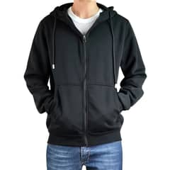 MPROPIA - Poleron Frisado Interior Polar Hombre Invierno Cierre Gorro 222