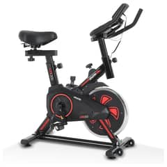 ATLETIS - Bicicleta Spinning Lite 300 Rojo 4Kg