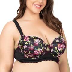 LADY GENNY - Bralette Microfibra y Encaje con Soft