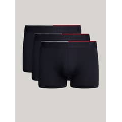 TOMMY HILFIGER - Pack De 3 Calzoncillos Trunk Azul