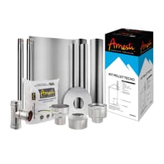 AMESTI - KIT INSTALACIÓN INOX PELLET TECHO