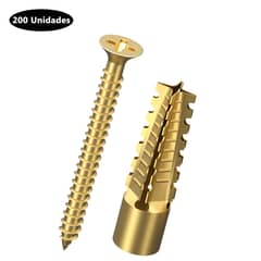 AIZO - 100 Juegos De Anclajes De Pared De Acero Con Tornillos M6X30
