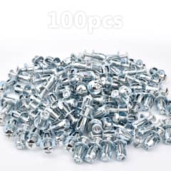 AIZO - 100pcs Tornillo Autoperforante Cabeza Phillips M4X25