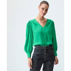 IO - Blusa Lisa Verde