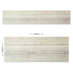 GENERICO - Metal Siding Abedul 2.90mt x 0.38mt Pack 10 unidades