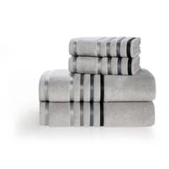 KARSTEN - Set Sábana Baño Lumina 4 Piezas 100% Algodón