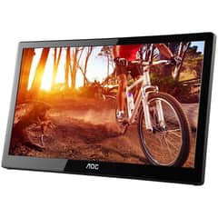 AOC - MONITOR PORTATIL 16 VIA USB Energía e Imagen ULTRA-DELGADO LED