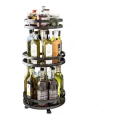 EVERSO - Estante Organizador Giratorio 360° Cocina Repisa Ajustable