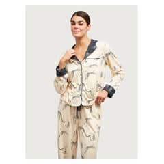 LOUNGE - Set Pijama Dreamy Tigres Azul