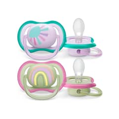 AVENT - Chupete Ultra Air 0-6 niña SCF08559 2UN