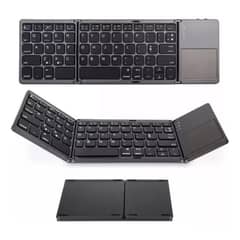 GENERICO - Mini Teclado Con Trackpad Bluetooth Plegable Recargable