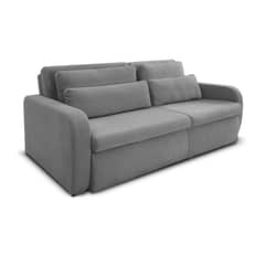 RE DECORA - Sofá Cama 2 Cuerpos Zurich 248 cm Gris