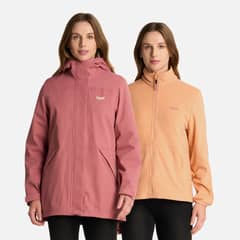 LIPPI - Chaqueta Mujer Lake Fusion 3 B-Dry Jacket Rosa Oscuro