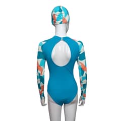 CERASUS PROJECTS - Traje de baño de surf manga larga con gorra de mujer
