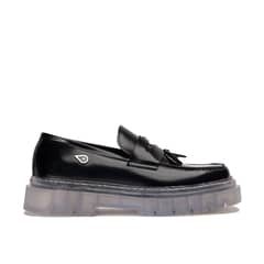 LANDAZURI - Mocasín Cuero Mediterráneo Negro Cristal