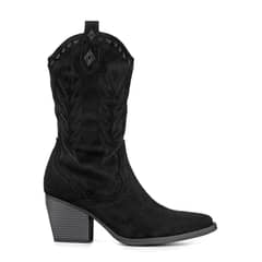 WEIDE - Botin Casual Mujer Vintage Moda Cowboy Bordado QBM21