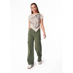 EFESIS - POLERA ELIÁN REGULAR ASIMETRICA RECOGIDO COSTADO - Beige