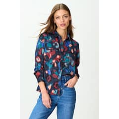 IO - Blusa Camisera Burdeo
