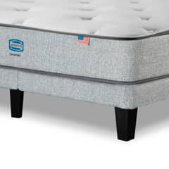 SIMMONS - Cama Europea Dreamer 2 Plazas Base dividida