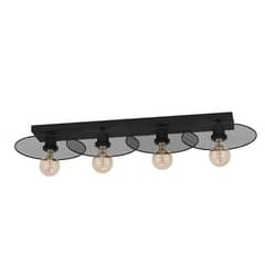 EGLO - Lámpara De Techo Ikeston Acero E27 4x40w IP20 Cod43729
