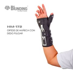 BLUNDING - Ortesis De Muñeca Con Dedo Pulgar Talla M Derecha