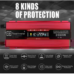 GENERICO - INVERSOR DE VOLTAJE 12VDC220VAC 1500W PRO X