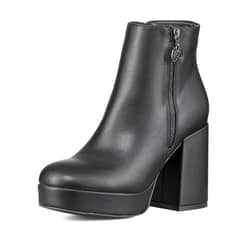 WEIDE - Botin Casual Mujer Eco Cuero Tacon Grueso Clasico DH80