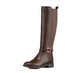 WEIDE - Bota Larga Mujer Casual Eco Cuero Moda Clasico ZS70