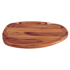 TRAMONTINA - Bandeja para Barbacoa Orgánica de madera de teca FSC con acabado de aceite mineral 44x33 cm